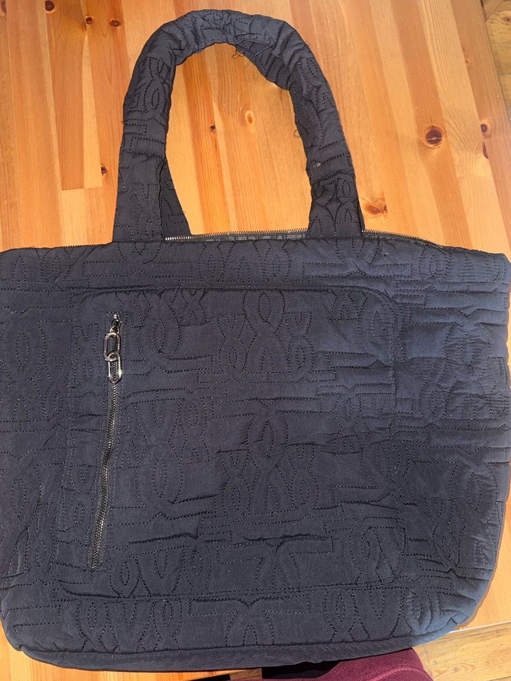 Nyla Nylon Tote from Topshop , XL Tote Bag with Front Zip Pocket